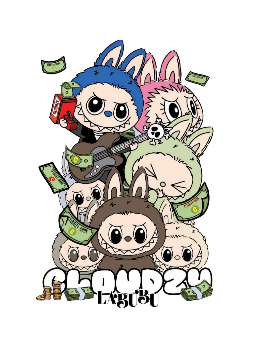 Labubu and friends on an adventure